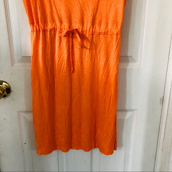 NWOT Comfort concepts orange cotton v neck swimsuit cover up SIZE large - Picture 3 of 7